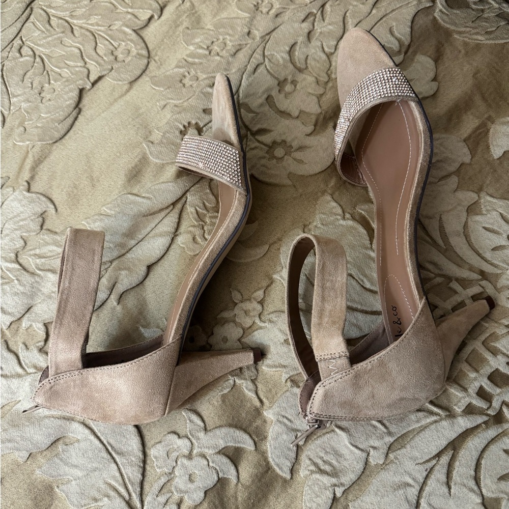 NWT-Style and co Phyllis Tan Evening Sandals size 10.5